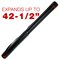 Poster Tube - Telescoping Adjustable 25" to 42" - Durable 3-1/4" Diameter Storage Tube - Art Poster Carrier Holder & Blueprint Storage Drafting Tube Travel & Protection
